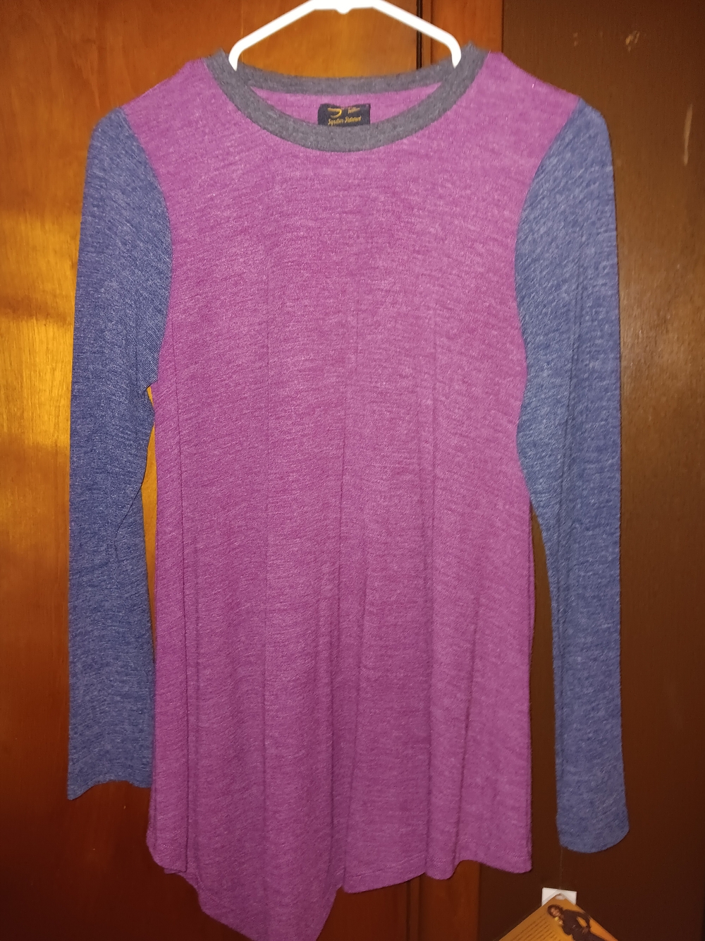 Serena Williams Purple and Gray Asymmetrical Top